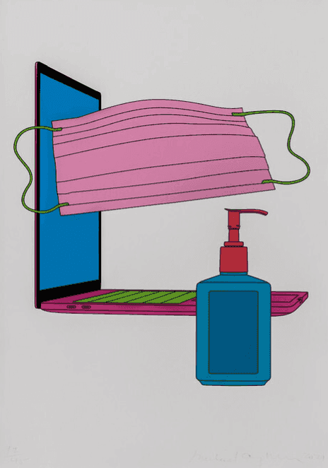 Michael Craig-Martin, ‘Hands Face Space’, 2021, Print, Acrylic on Aluminum, null, 