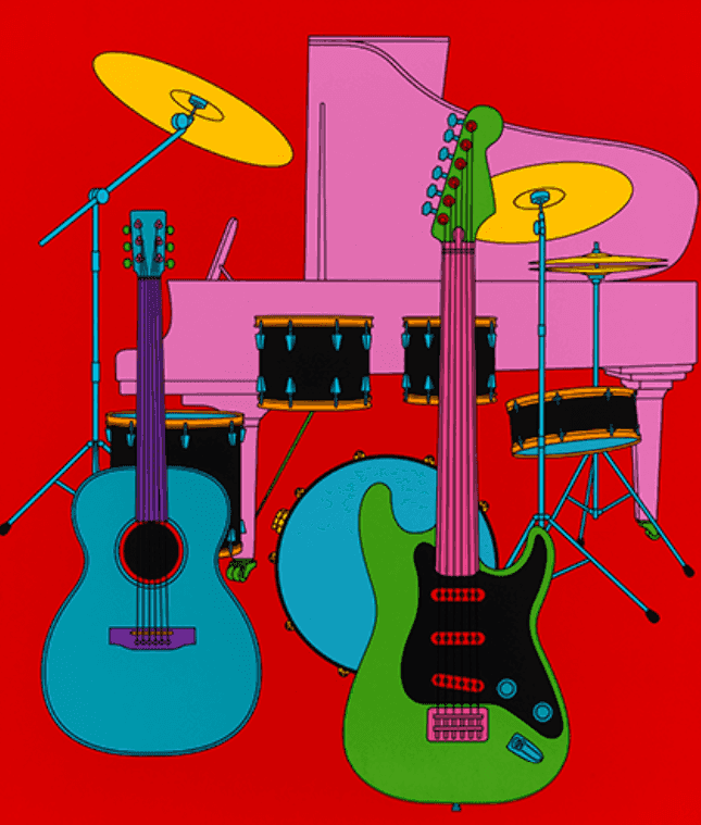 Michael Craig-Martin, ‘Rock’, 2022, Print, Screenprint, null, 
