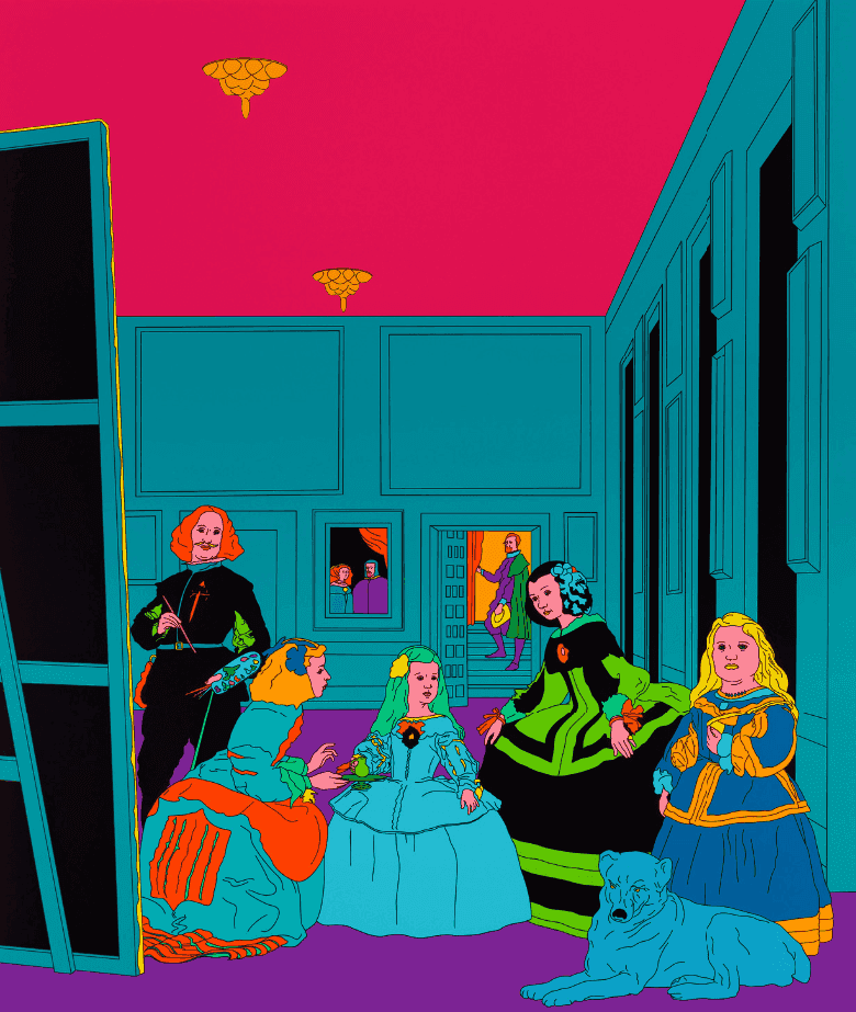 Michael Craig-Martin, ‘Velazquez’, 2022, Print, Pigment print on Somerset Satin Photo Paper 300gsm, Cristea Roberts Gallery, Numbered, Dated