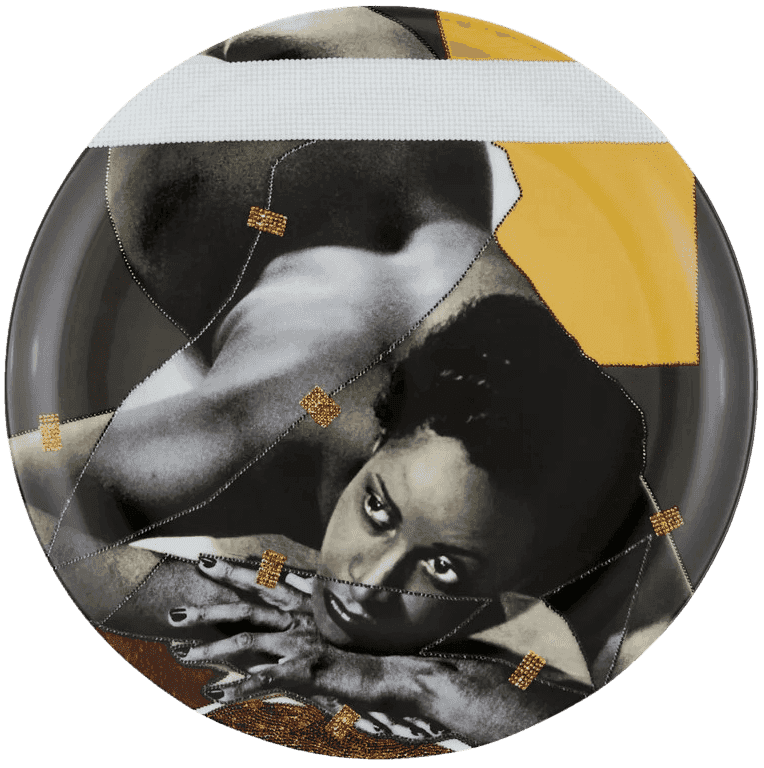 Mickalene Thomas, ‘Artist Plate Project 2025 (Mickalene Thomas)’, 2025, Collectible, Fine bone china, Atelier Eighty Eight, 