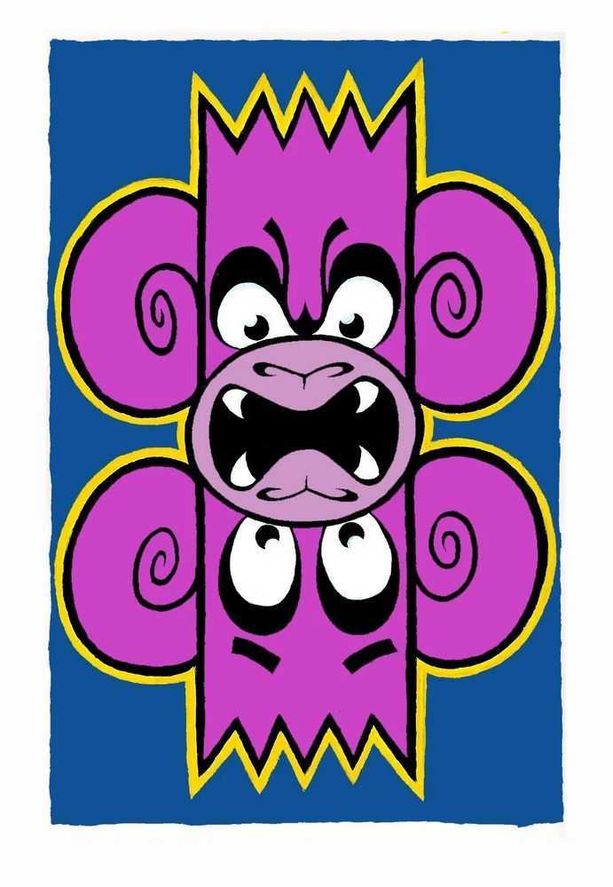 Mighty Mo, ‘Double Trouble (Blue & Pink)’, 13-05-2014, Print, Screenprint, Prescription Art, Numbered