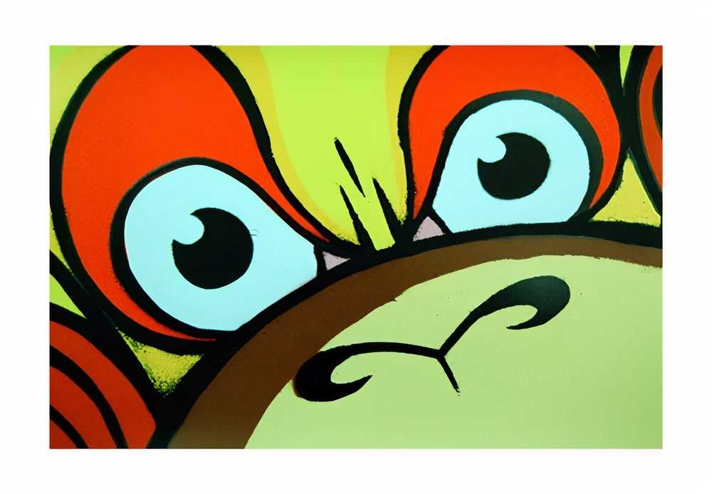 Mighty Mo, ‘Mighty Mo (Orange)’, 12-12-2011, Print, 8 colour hand pulled screen print on 300 gsm somerset velvet, Pictures On Walls, Numbered