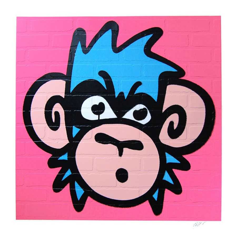 Mighty Mo, ‘Mo Brick (Blue)’, 20-08-2010, Print, Screenprint, Pictures On Walls, Numbered