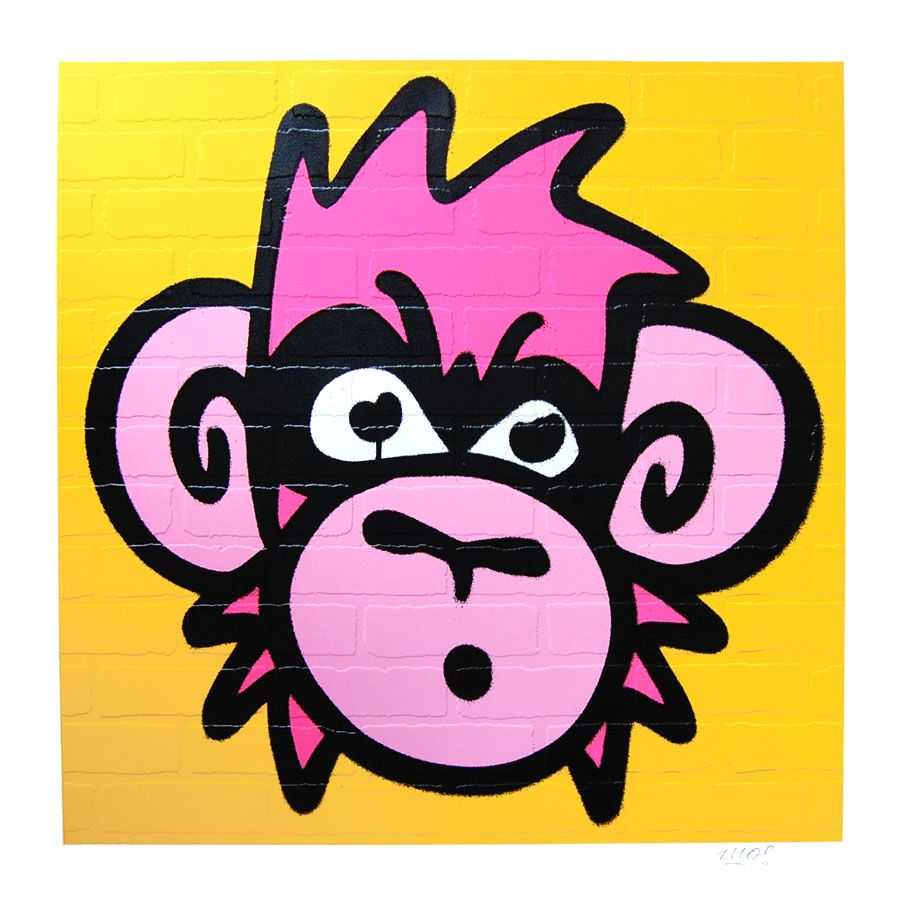 Mighty Mo, ‘Mo Brick (Pink)’, 20-08-2010, Print, Screenprint, Pictures On Walls, Numbered