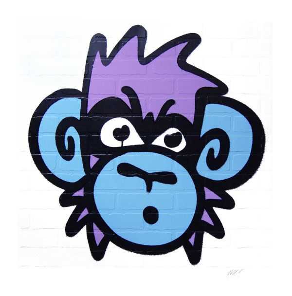 Mighty Mo, ‘Mo Brick (Purple)’, 20-08-2010, Print, Screenprint, Pictures On Walls, Numbered