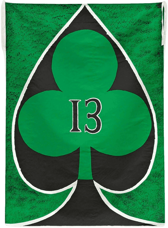 Mike Kelley, ‘Peat Spade’, 1989, Print, Silk screen on China Silk Hobotai, null, Numbered, Dated