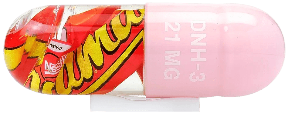 Miss Bugs, ‘P24 (Junk Caps - Caramac)’, 2022, Sculpture, Polyurethane UV Resin with Pigment with Encapsulated Discarded Food Wrapper, Jealous Gallery, 