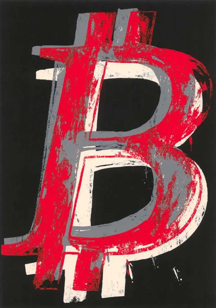Mr. Brainwash, ‘Bitcoin (Black)’, 2022, Print, Silkscreen on Paper, null, Numbered