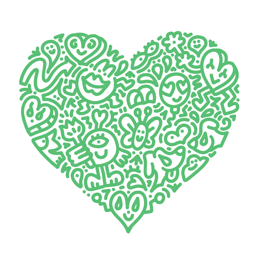 Mr. Doodle, ‘Pop Heart Puppy Love’, 2021, Print, Screenprint, Gloss Enamel Ink on Somerset Radiant White Tub Sized 410gsm, Pearl Lam Galleries, Numbered