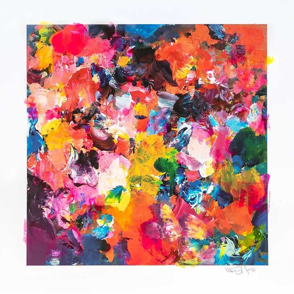 Mr. Jago (Duncan Jago), ‘Vespertine’, 07-12-2023, Print, 22 Layer Silkscreen with Hand Applied Acrylic on Somerset Velvet 300gsm, Self-released, Numbered