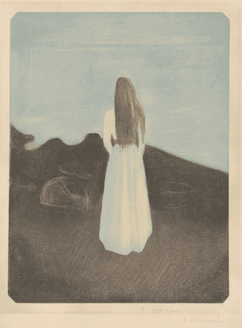 Munch, Young Woman on the Beach