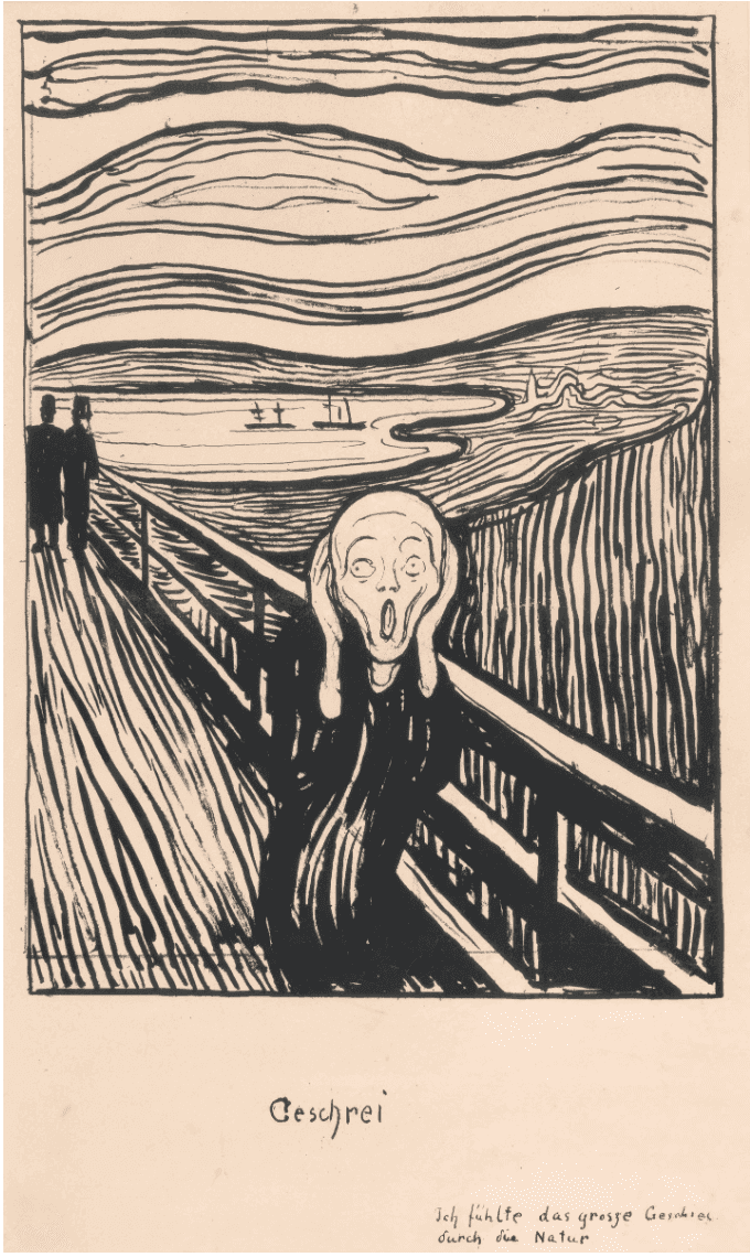 Munch, The Scream, 1895