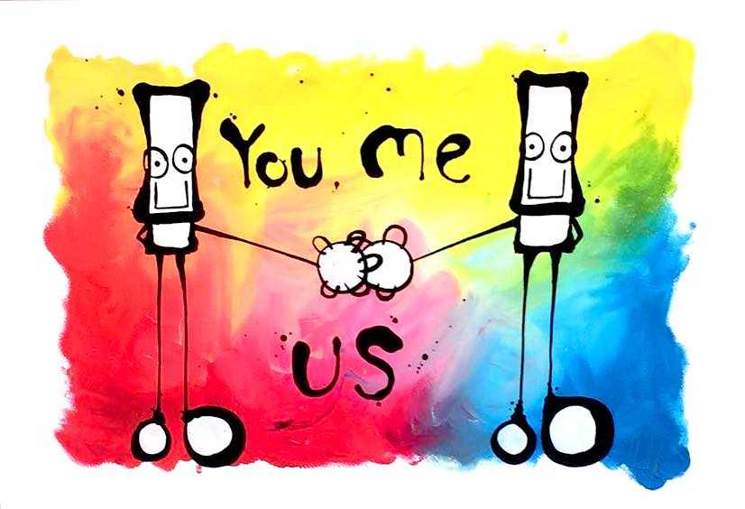 My Dog Sighs, ‘You Me Us’, 2021, Print, Pigment on 300g Somerset paper, Self-released, Numbered