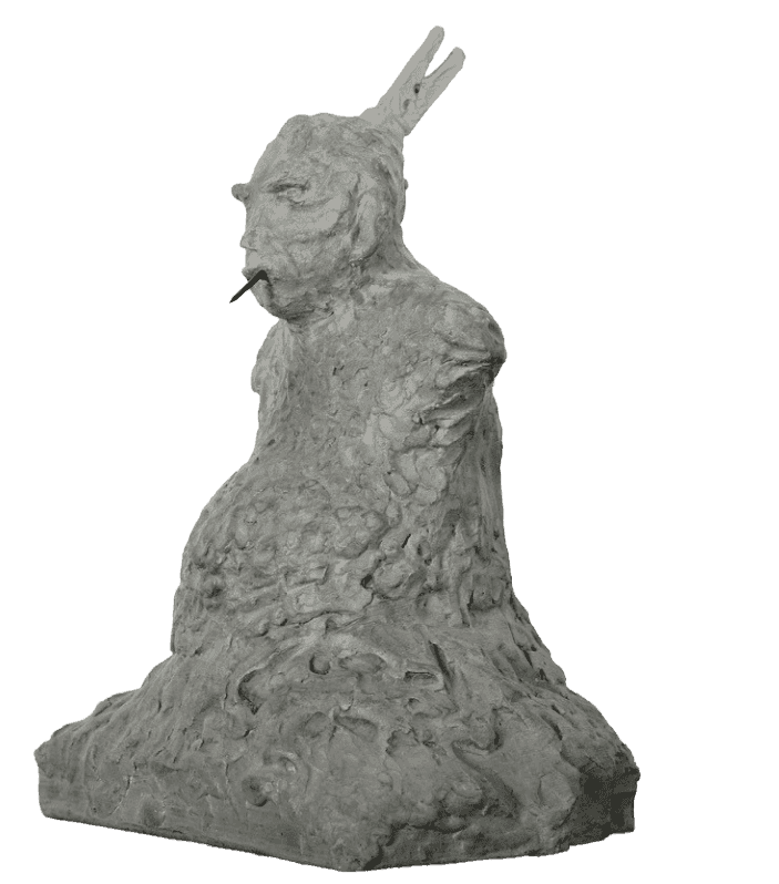 Nam June Paik, ‘Buddha’, 1996, Sculpture, Cast stone, null, 