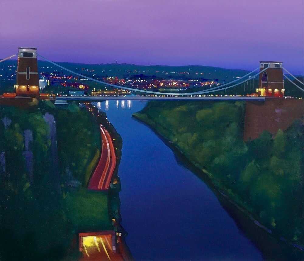 Neil Dawson, ‘Bristol Nights’, 2015, Print, Giclee on board, Castle Fine Art, Numbered, Framed