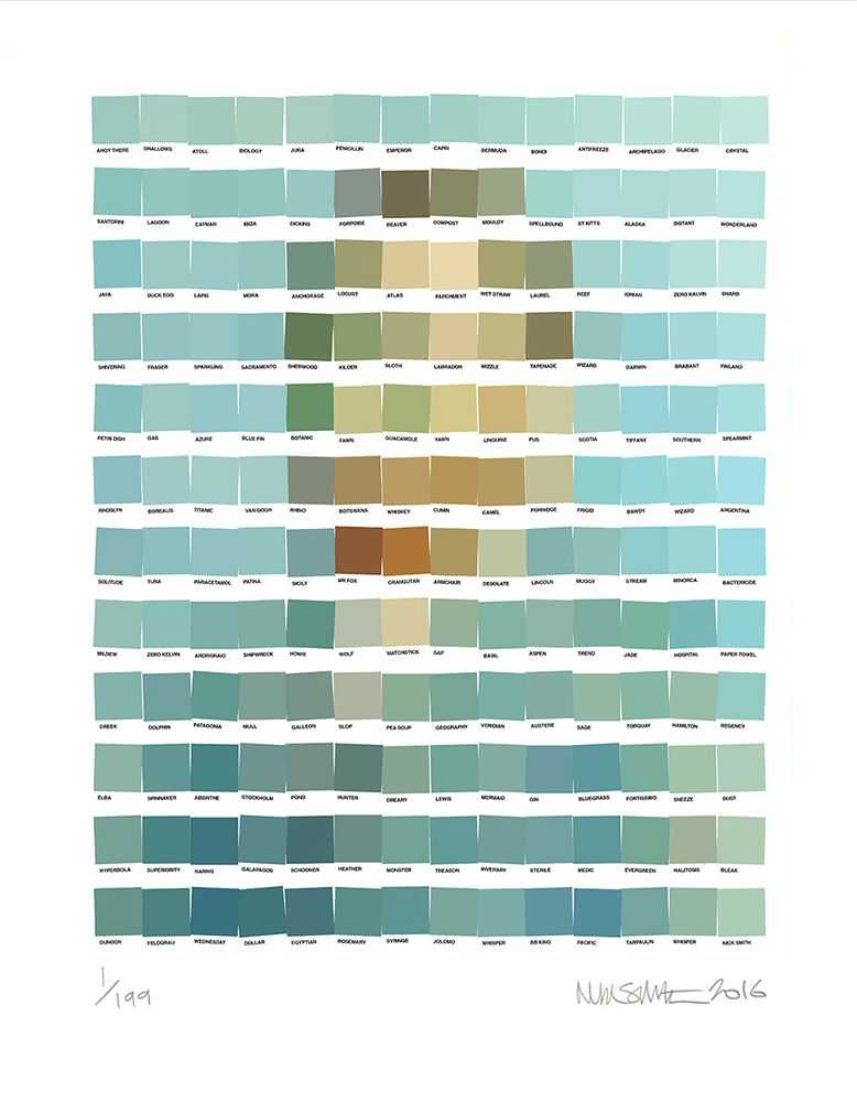 Nick Smith, ‘Van Gogh’, 17-12-2014, Print, Archival pigment on 308gsm hahnemuhle photo rag, screenprinted clear glaze over each colour block, Art Republic, Numbered