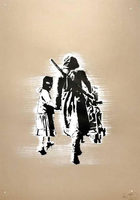 Nick Walker, ‘Can't Be Too Careful’, 11-10-2007, Print, Acrylic paint on archival paper, Self-released, Numbered, Handfinished