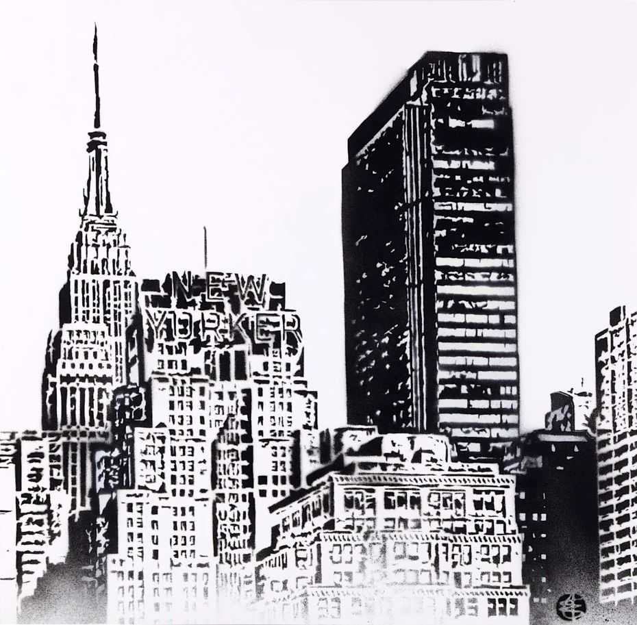 Nick Walker, ‘New Yorker’, 14-06-2015, Print, Hand-Sprayed fine art print, Self-released, Numbered, Handfinished