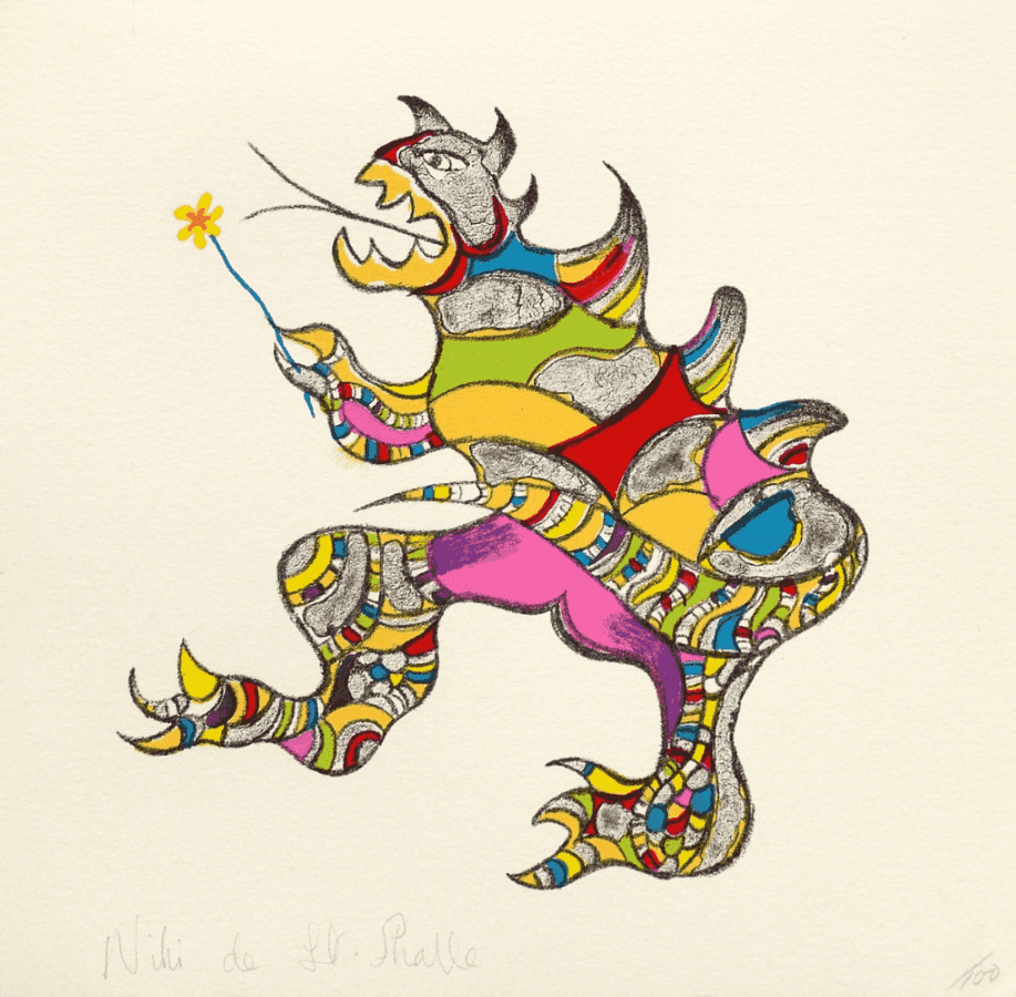 Niki de Saint Phalle, ‘Dragon/Monster’, 1996, Print, Lithograph, null, Numbered