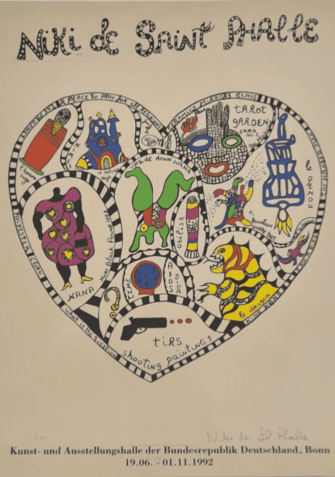 Niki de Saint Phalle, ‘Kunsthall Bonn’, 1992, Print, Silksreen on paper, null, Numbered
