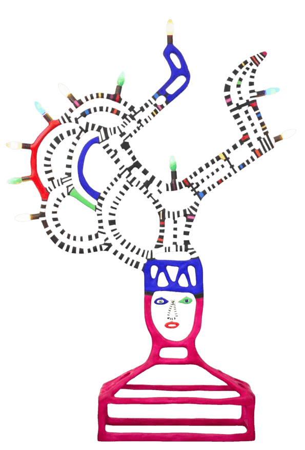 Niki de Saint Phalle, ‘Lampe Angulaire’, 1992, Sculpture, Painted polyester, metal and light bulbs, null, 