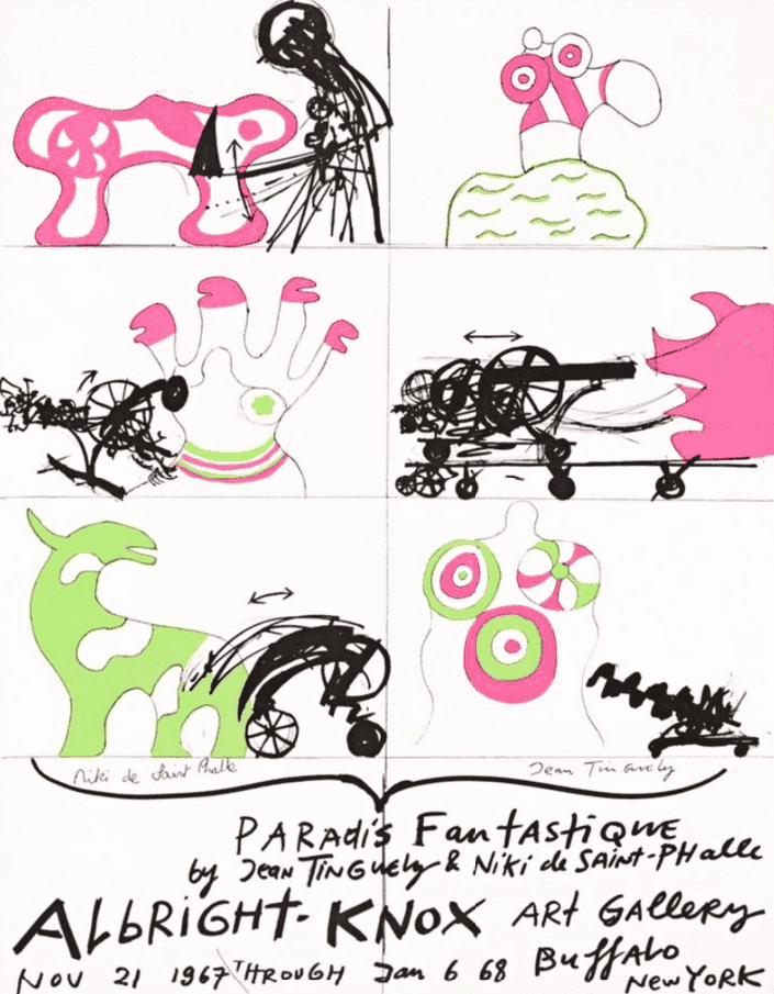 Niki de Saint Phalle, ‘Paradis Fantastique’, 1967, Print, Offset lithograph, Albright-Knox Gallery, 