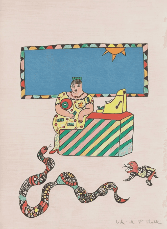 Niki de Saint Phalle, ‘The Cashier’, 1992, Print, Lithograph on paper, null, Numbered