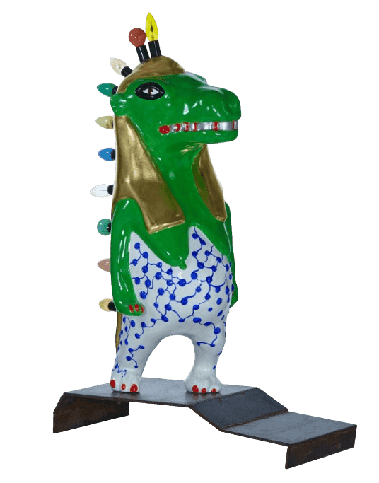 Niki de Saint Phalle, ‘Thoeris - Green Goddess’, 1990, Sculpture, Painted polyester resin, null, 