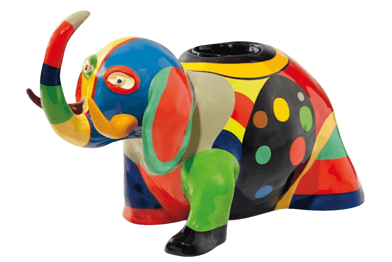 Niki de Saint Phalle, ‘Vase Eléphant’, 1986, Sculpture, Resin painted, null, Numbered