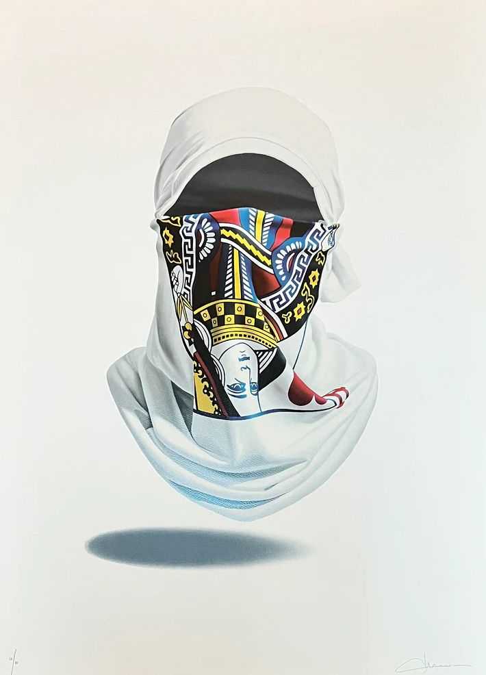Nuno Viegas, ‘Queen of Hearts’, 17-11-2022, Print, Screenprint, Graffiti Prints, Numbered