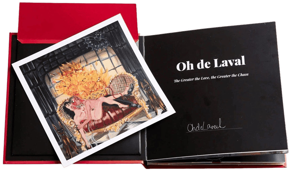 Oh de Laval, ‘The Greater The Love, The Greater The Chaos’, 18-02-2021, Print, A limited edition pop-up book and exclusive pigment artist print insert, Unit London, Numbered