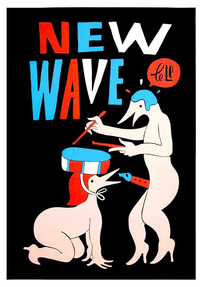 Parra, ‘New Wave’, 2008, Print, Four colour screenprint on heavy weight paper, Pictures On Walls, Numbered