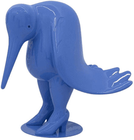 Parra, ‘The Not so Happy Bird (Blue)’, 2010, Sculpture, Porcelain sculpture, Case Studyo, Numbered