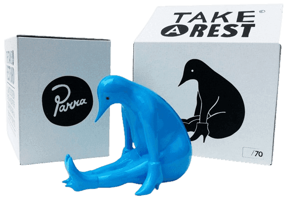 Parra, ‘The Take a Rest Bird (Blue)’, 2011, Sculpture, Porcelain sculpture, Case Studyo, Numbered