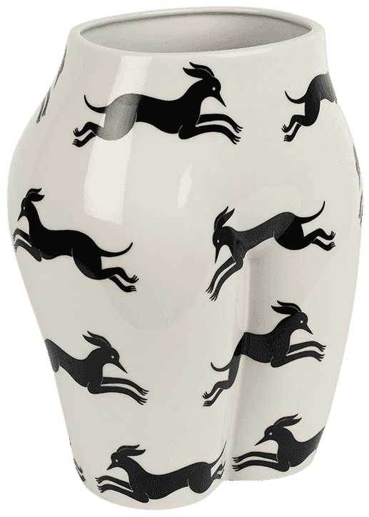 Parra, ‘Vaso Di Culo Running In Circles’, 2014, Sculpture, Cream coloured porcelain vase, Case Studyo, 