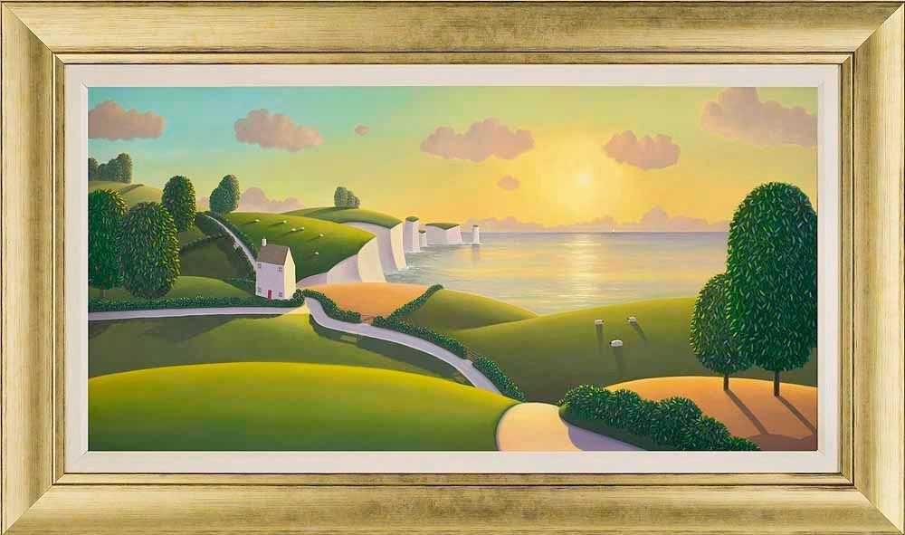 Paul Corfield, ‘Chalk Cliffs’, 2014, Print, Fine Art Print, Castle Fine Art, Framed