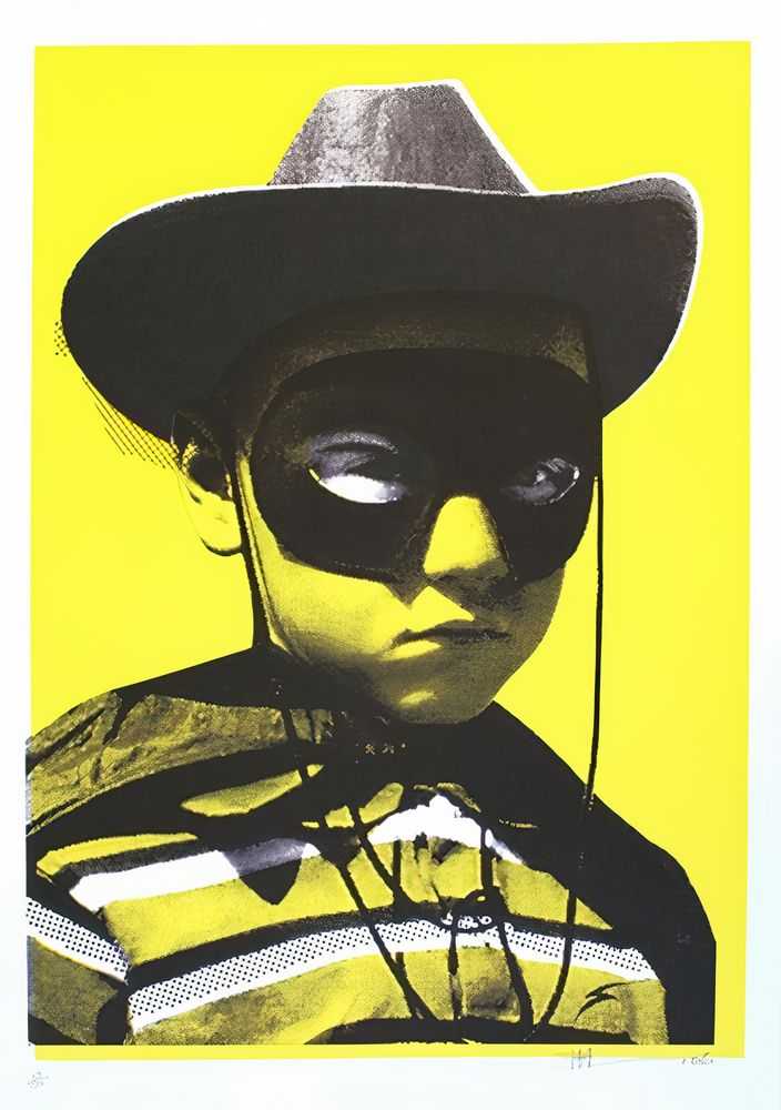 Paul Insect, ‘Bighead (Yellow)’, 2006, Print, Hand pulled screenprint on paper, Pictures On Walls, Numbered, Dated