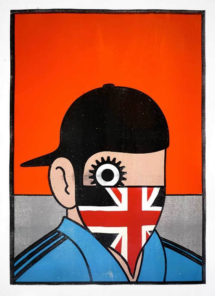 Paul Insect, ‘Clockwork Britain’, 2012, Print, Six Colour Silkscreen, with hand colouring, on Arches 88 300gsm, Pictures On Walls, Numbered, Dated, Handfinished