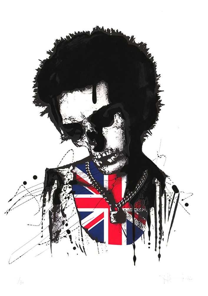 Paul Insect, ‘Dead Sid (Hand Finished)’, 2007, Print, Print on light sensitive archival paper with hand painting, Lazinc, Numbered, Dated, Handfinished