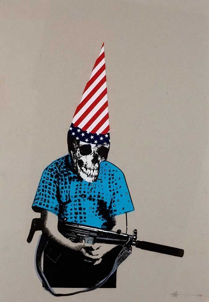 Paul Insect, ‘Dunce Boy (Blue)’, 2008, Print, Five colour screenprint on grey card, Pictures On Walls, Numbered, Dated