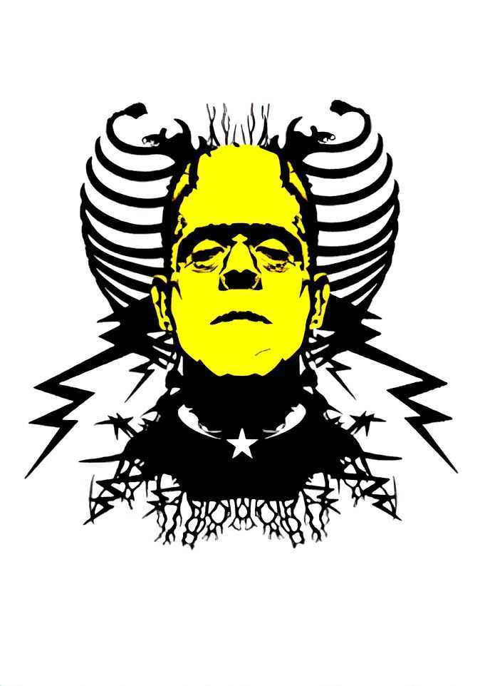 Paul Insect, ‘Frankenstein (Yellow)’, 2005, Print, Screenprint on paper, Pictures On Walls, Numbered