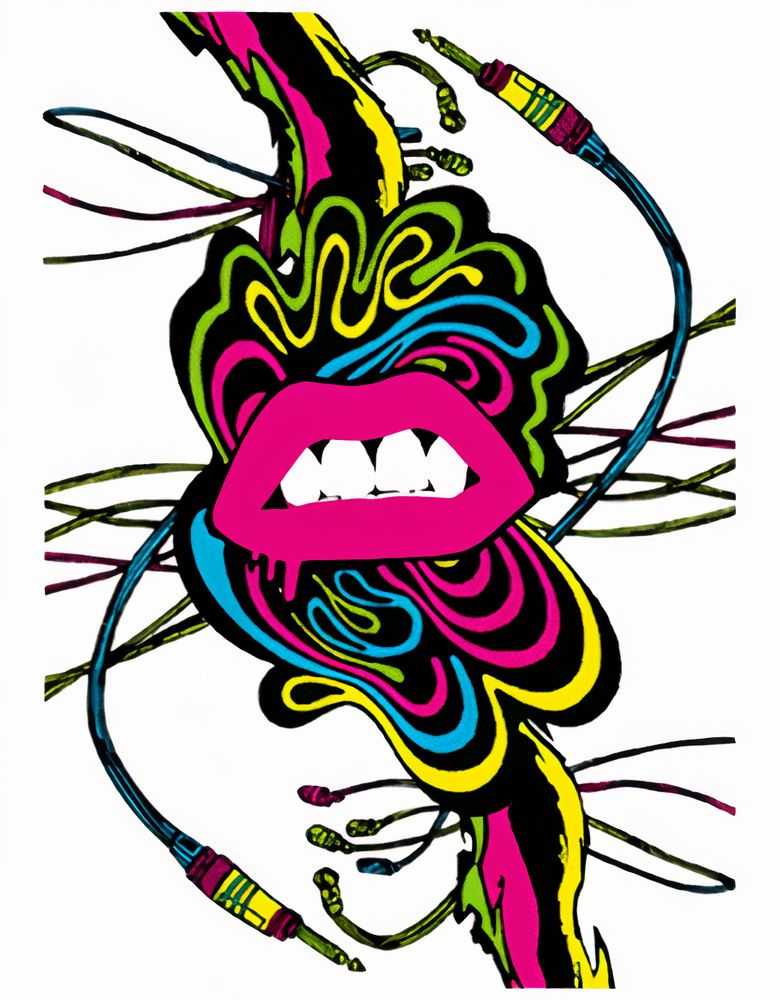 Paul Insect, ‘Lip Wire’, 2005, Print, Digital print on 350gsm stock, Pictures On Walls, Numbered