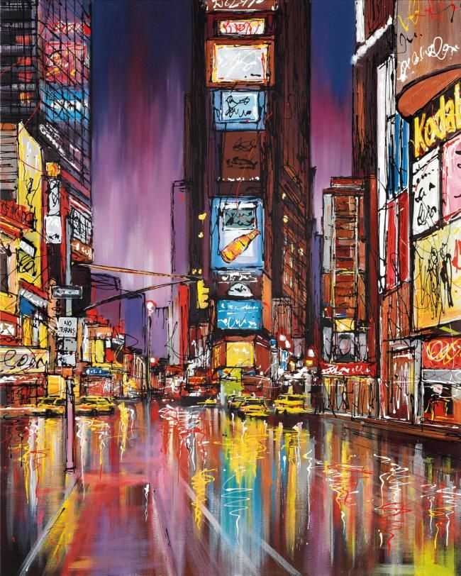 Paul Kenton, ‘Electric City - Box Canvas’, 2018, Print, Giclee On Canvas, null, 