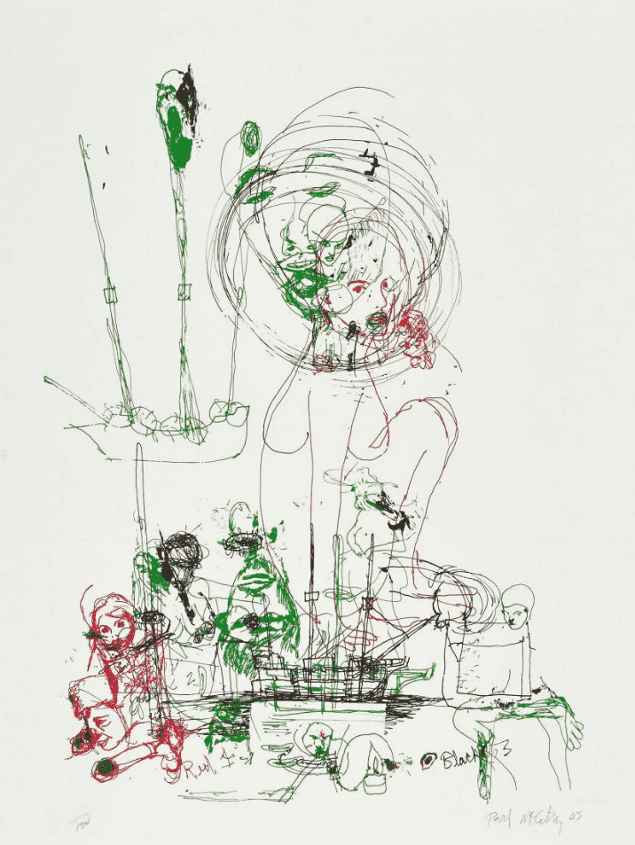 Paul McCarthy, ‘Red, Green, Black’, 2005, Print, Screenprint on paper, null, Numbered, Dated