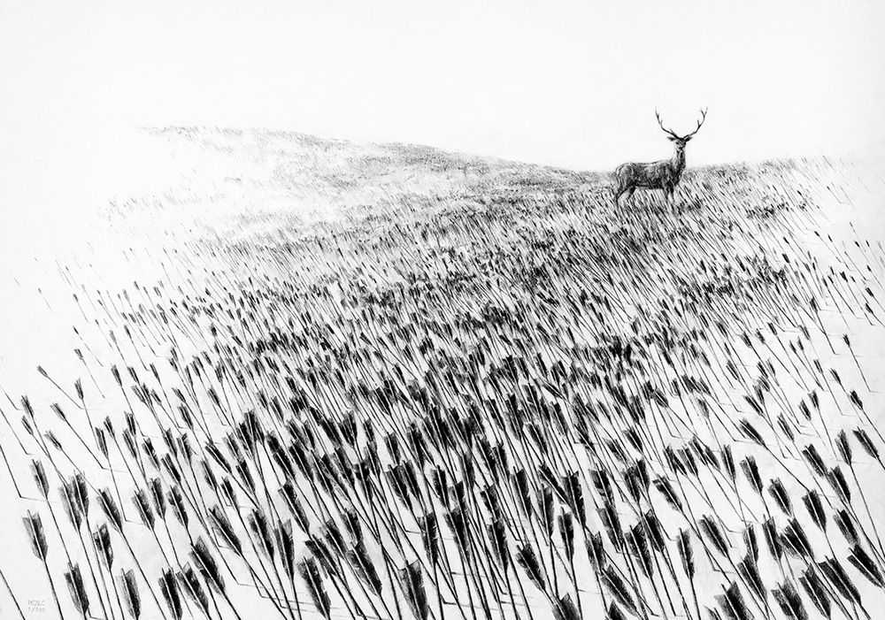 Pejac, ‘Meadow’, 23-07-2015, Print, 2 colours hand pulled screenprint Schoellershammer 4G, 250gsm paper, Self-released, Numbered