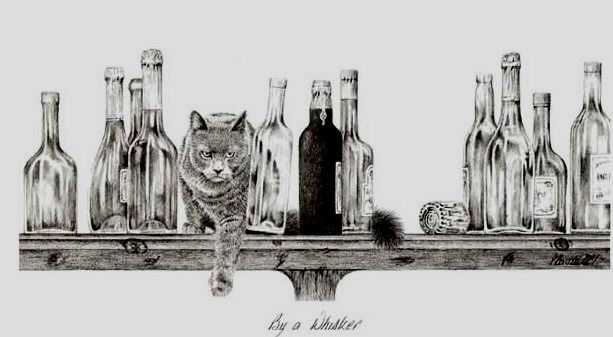 Peter Hildick, ‘By A Whisker’, 2002, Print, Lithograph print, Castle Fine Art, Numbered