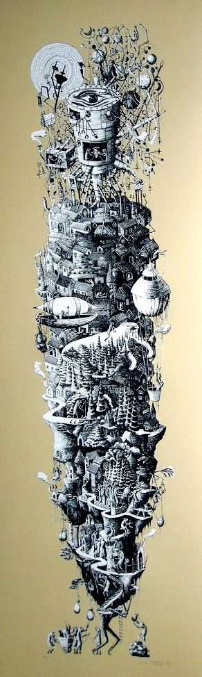 Phlegm, ‘Civilisation’, 27-02-2012, Print, Two colour screen print on 280gsm Rives tan paper, hand printed by the artist using water based inks, Self-released, Numbered