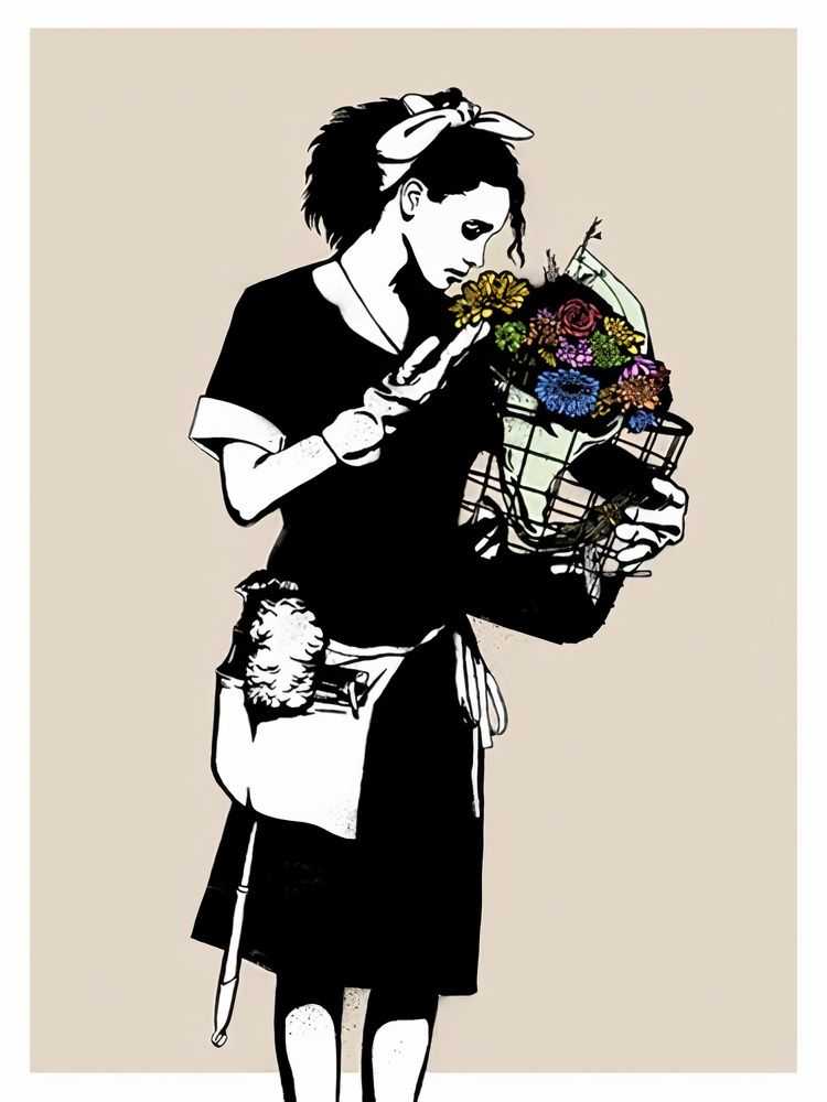 Pobel, ‘Anna (Khaki)’, 31-03-2017, Print, Black color screen print, ABC Printhouse, Numbered