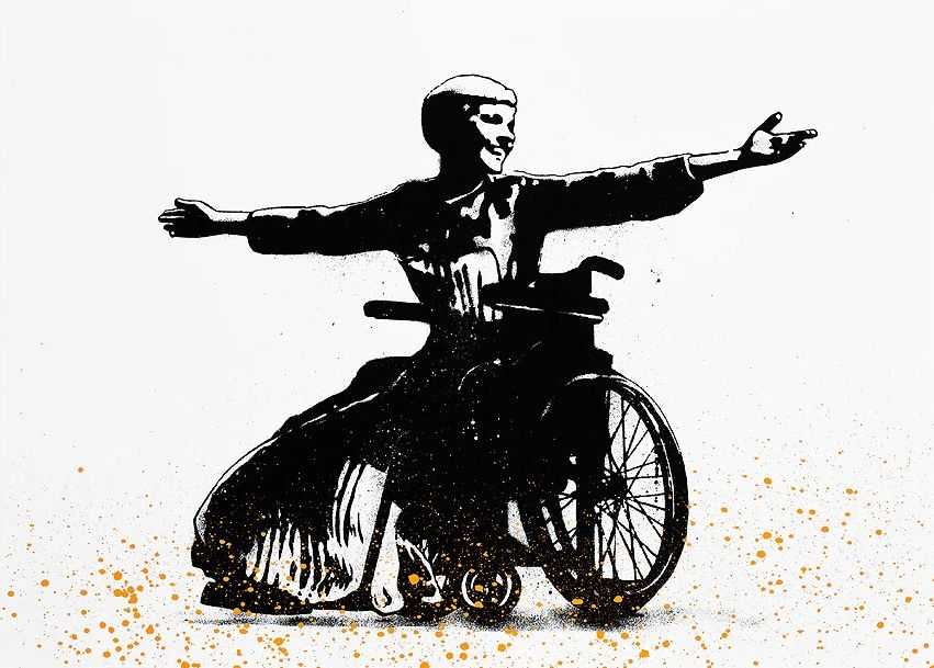 Pobel, ‘Maria (Dirty White)’, 05-07-2012, Print, Hand-finished screenprint, ABC Printhouse, Numbered, Handfinished
