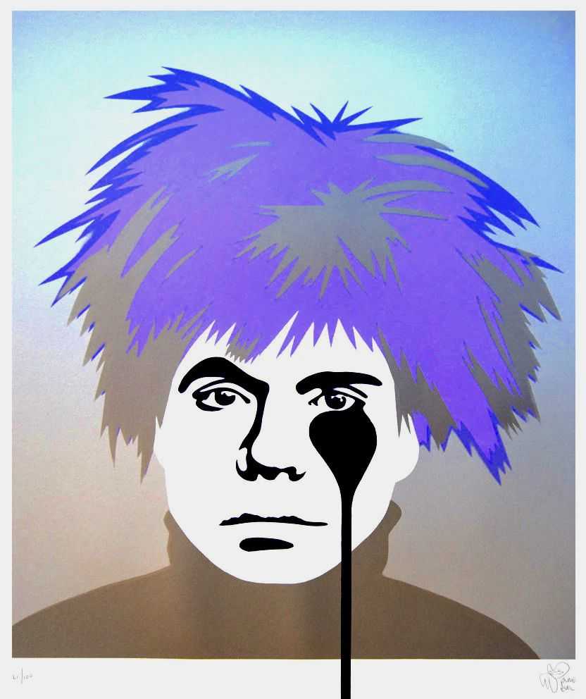 Pure Evil, ‘Andy Warhol's Nightmare’, 14-02-2014, Print, 3 Colour Screenprint on 330gsm Fedrigoni Paper, Self-released, Numbered